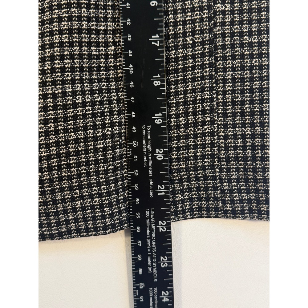 Pendleton Vintage Knockabouts Jacket Womens 10 Black White Wool Zip Micro-check - Picture 5 of 11